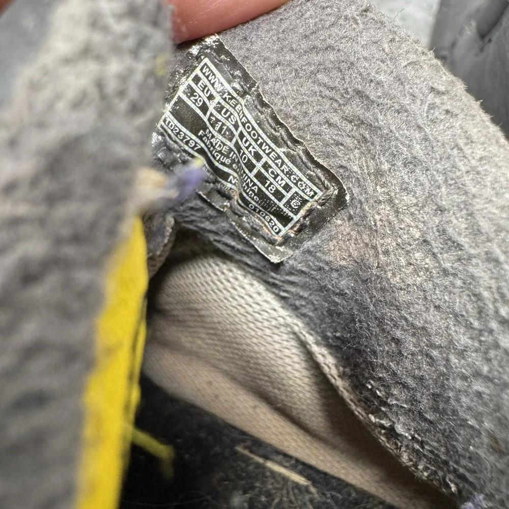 Keen Waterproof Hiking Boots Boys Size 11 Fleece Lined‎ Gray Winter Winter